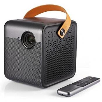 Tragbarer Formovie 1080p FHD Projektor – 550 ANSI, 200-Zoll, Autofokus, eingebauter Akku