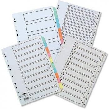 Concord 10-Part Recycled Card Dividers A4