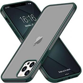 Durchsichtiges Stoßschutz-Design – 6,7 Zoll, iPhone 12 Pro Max, Grün