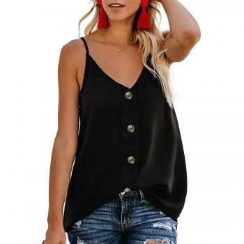 KISSMODA Summer Weste Damen Plus Size Schwarz XXL