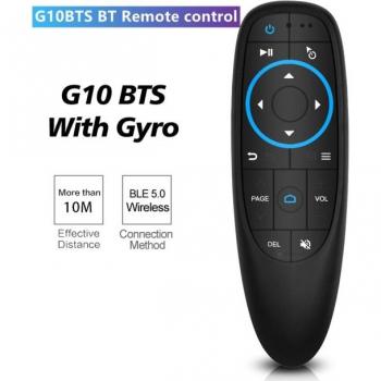 Télécommande G10S Pro sans fil pour décodeur Android, Bluetooth 2.4G, rétroéclairée