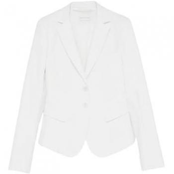 Giacca Slim a Due Bottoni Patrizia Pepe Bianco