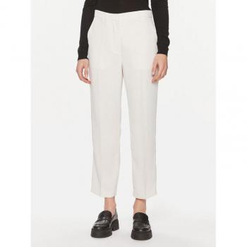 White Elegant Straight‑Leg Cropped Pants – Birger et Mikkelsen, S