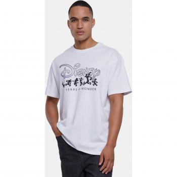 Mister Tee Maglietta Bianca Oversize Disney 100 Anni di Meraviglia L