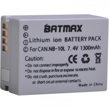 NB-10L Rechargeable Battery and Dual Charger for Canon PowerShot G15 G16 G1X G3X SX40 SX40HS SX50 SX60 HS Cameras