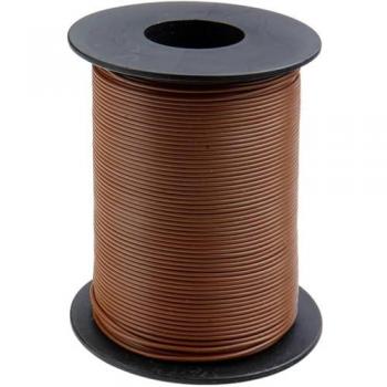 Donau 50m Stranded Wire 1 x 0.25mm² in Brown