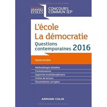 L'école. La démocratie