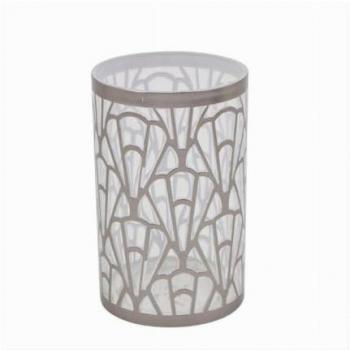 Bicchiere Porta Spazzolini Argento Cleafe 59101