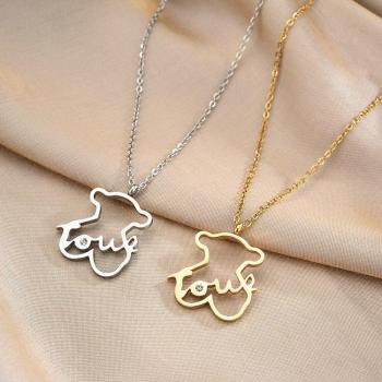 Set de Joyas Oso Minimalista