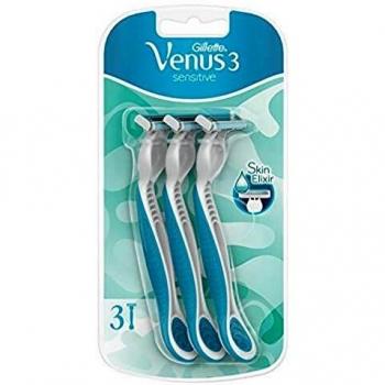 Razor Venus 3 Sensible, Descartable, 3 en Caja