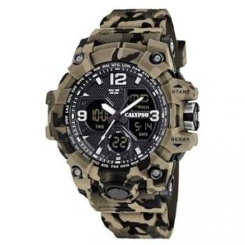 Reloj CALYPSO Para Hombre K5855 X-trem Caja de Caucho Multi