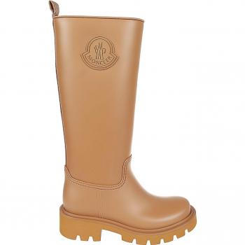 Moncler Women's Brown Knee-High Waterproof Boots Size 7 US