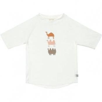Lässig Shorts Camicia UV Bianca con Maniche Brevi