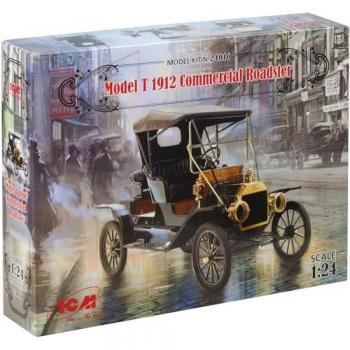 American 1912 Model T Roadster 1/24 Plastic Kit