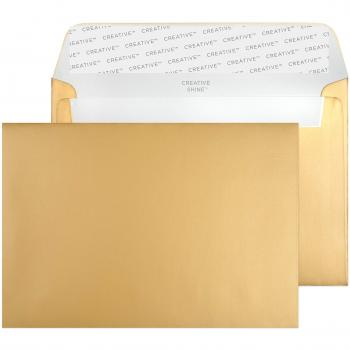 Blake Creative Shine C6 114 x 162 mm Metallic Gold Peel & Seal Envelopes (113 count)