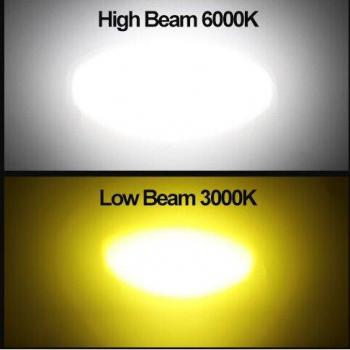 BrilloRápido LED Motocicleta 10000Lm H4/BA20D
