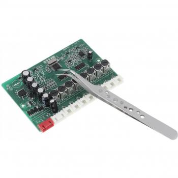 Pince à épiler courbée en inox pour téléphones