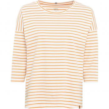 Camel active Damen Shirt 3/4 Arm Safran Streifen S