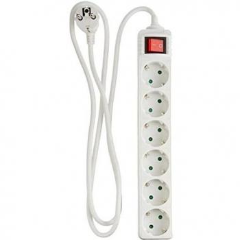 PowerMate 6‑Outlet Arctic White Strip (Kopp 120913004)