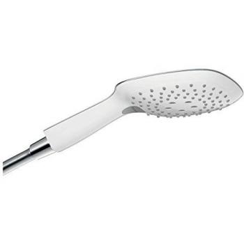 Handbrause Hansgrohe Raindance Select E 150, 3 Strahlarten, Weiß/Chrom