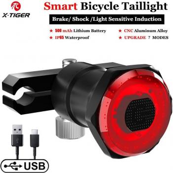X-Tiger LED Charging Bicycle Rear Light