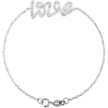 LOVA LOLA VAN DER KEEN – Bracciale Love – Eleganza Femminile – Diamante Sintetico – Argento 925