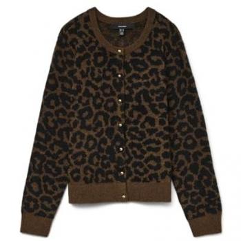 Vero Moda Animal Print Cardigan – XS