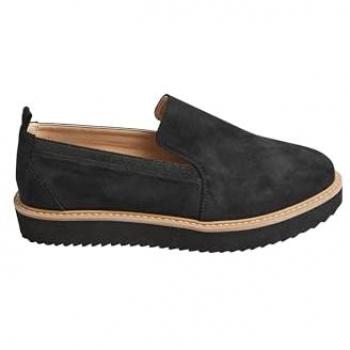 Yours Curve – Schwarze Löffelstiefel mit breiter Silhouette (EEE)