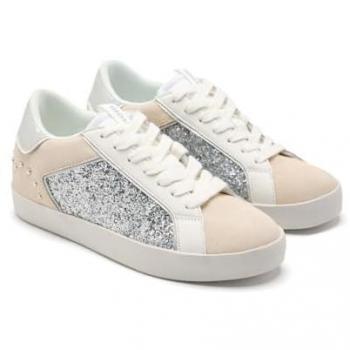 Silver Gioseppo Epsom Trainers for Women – UK 5.5
