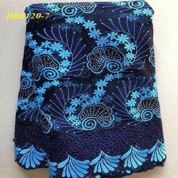 Economical Embroidered Lace Mesh Fabric in Lovely Hues