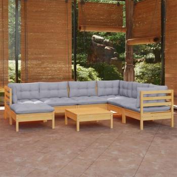 Jardín Prolenta: Juego Completo de Muebles y Cojines 8×1