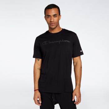 Camiseta Champion Big Negra Talla S para Hombre