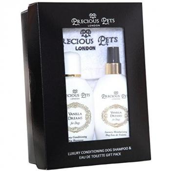 Premium Canine Care: Shampoo, Towel, Eau de Toilette