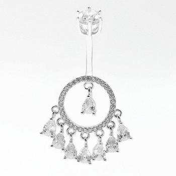 Pierce 925: Cristal y Borla