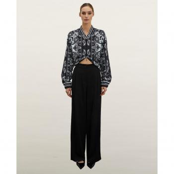Motivi Pantalón de Alta Moda Banda Lateral