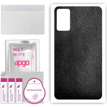 Black Leather Protective Wrap for TCL 403