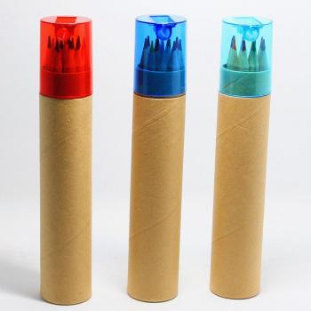 Set de Lápices Infantiles de Madera 12‑Colores