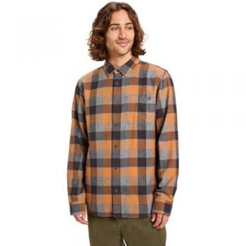Camicia A Maniche Lunghe Motherfly Plaid Almond XL