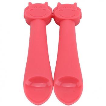 Cucharita de silicona anti deslizante para bebés