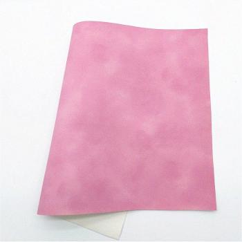 Hojas de Cuero Rosa Brillo