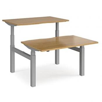 Elev8 Touch Sit-Stand Back-to-Back Desks 1200mm x 1650mm