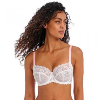 Offbeat 32E White Side-Back Support Bra (Freya)