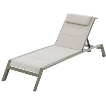 Transat de Jardin Allure Vert Laurier 2 Roues Hespéride