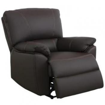 Fauteuil relax électrique en cuir MARCIS