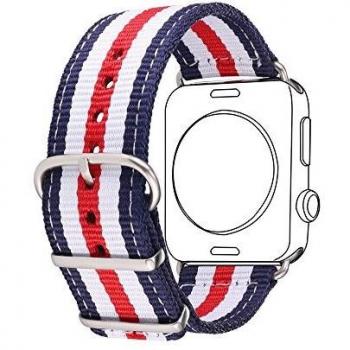 Bandmax Navy Design NATO Band for Apple Watch 38MM