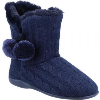 Fleet & Foster Women's/Ladies' Apple Pom Pom Slipper