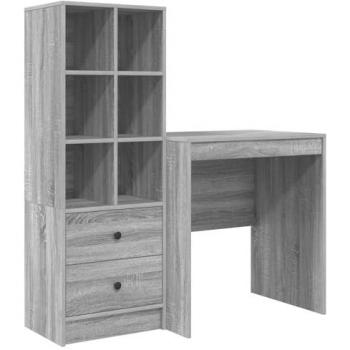 Bureau en Bois Reconstitué avec Rangement Sonoma
