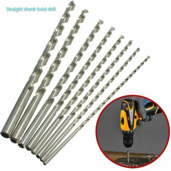 High-Speed Steel Drill Bit Set, 5PCS Super Long, 2/3/3.5/4/5x160mm