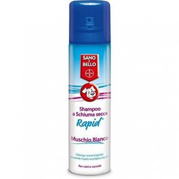 BAYER SHAMPOO SCHIUMA A SECCO SANO E BELLO CANI E CUCCIOLI 300 ML