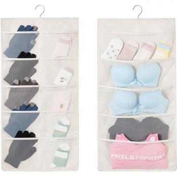 Hanging Bra and Sock Organizer